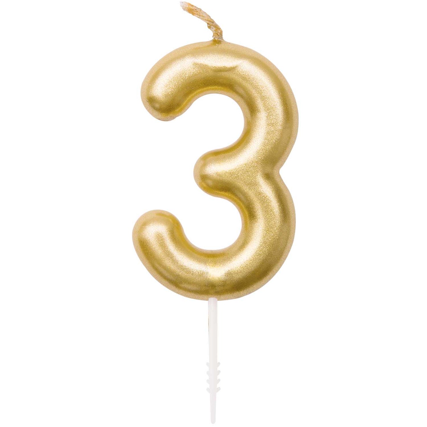 ZAHLENKERZE - 0-9, GOLD