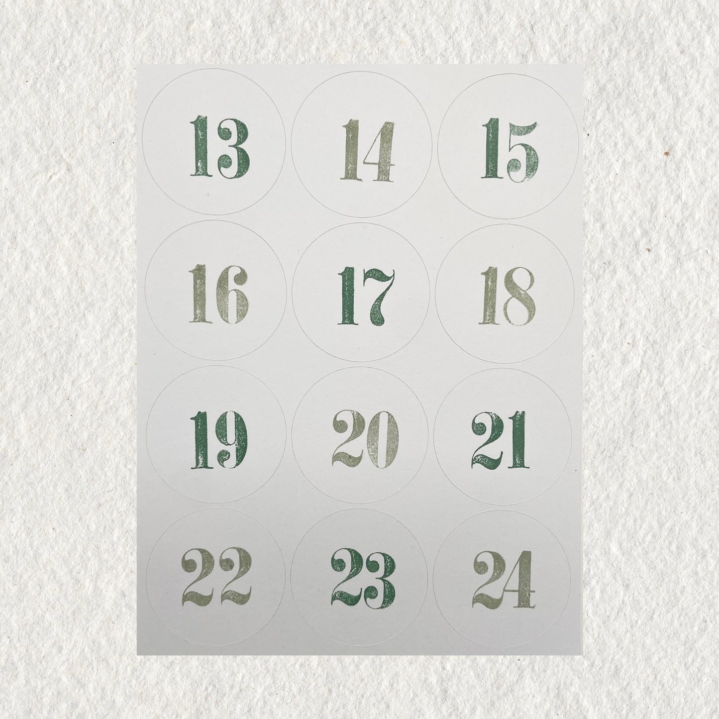 STICKERSET, ADVENTSKALENDER