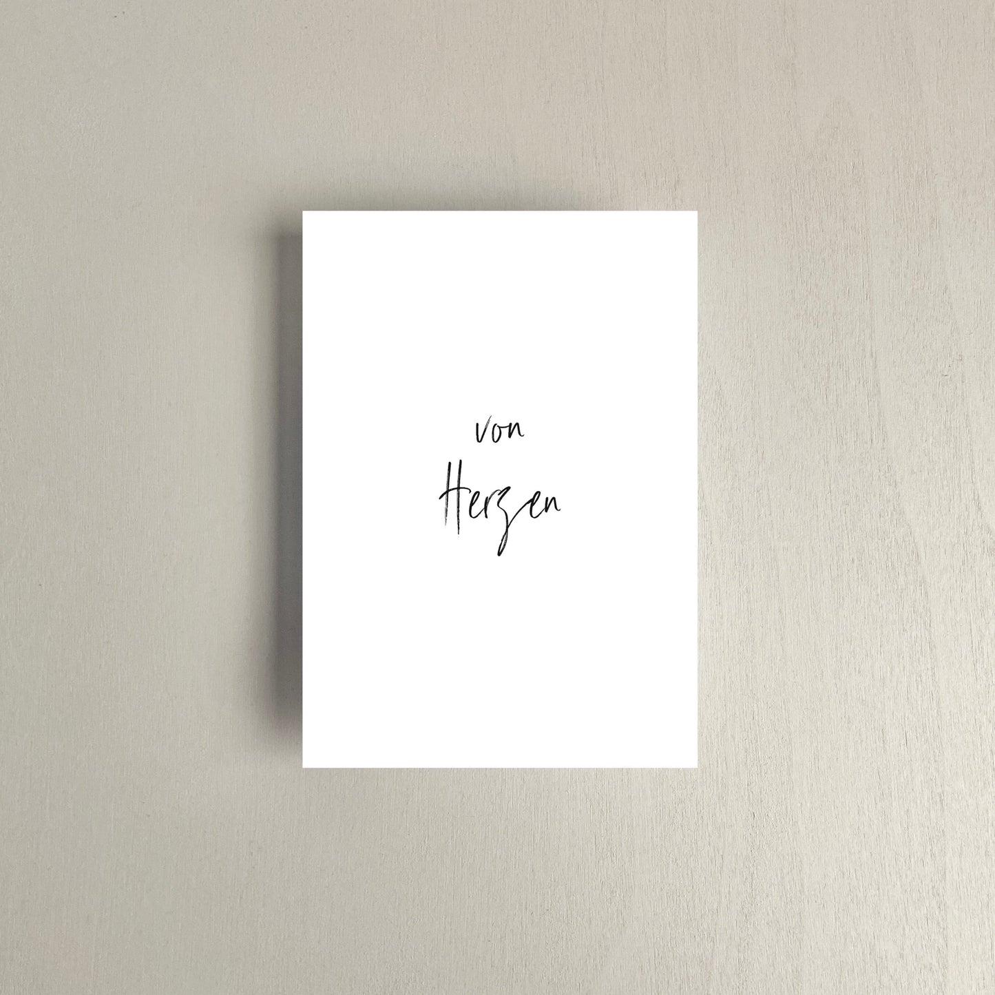POSTKARTE, VON HERZEN