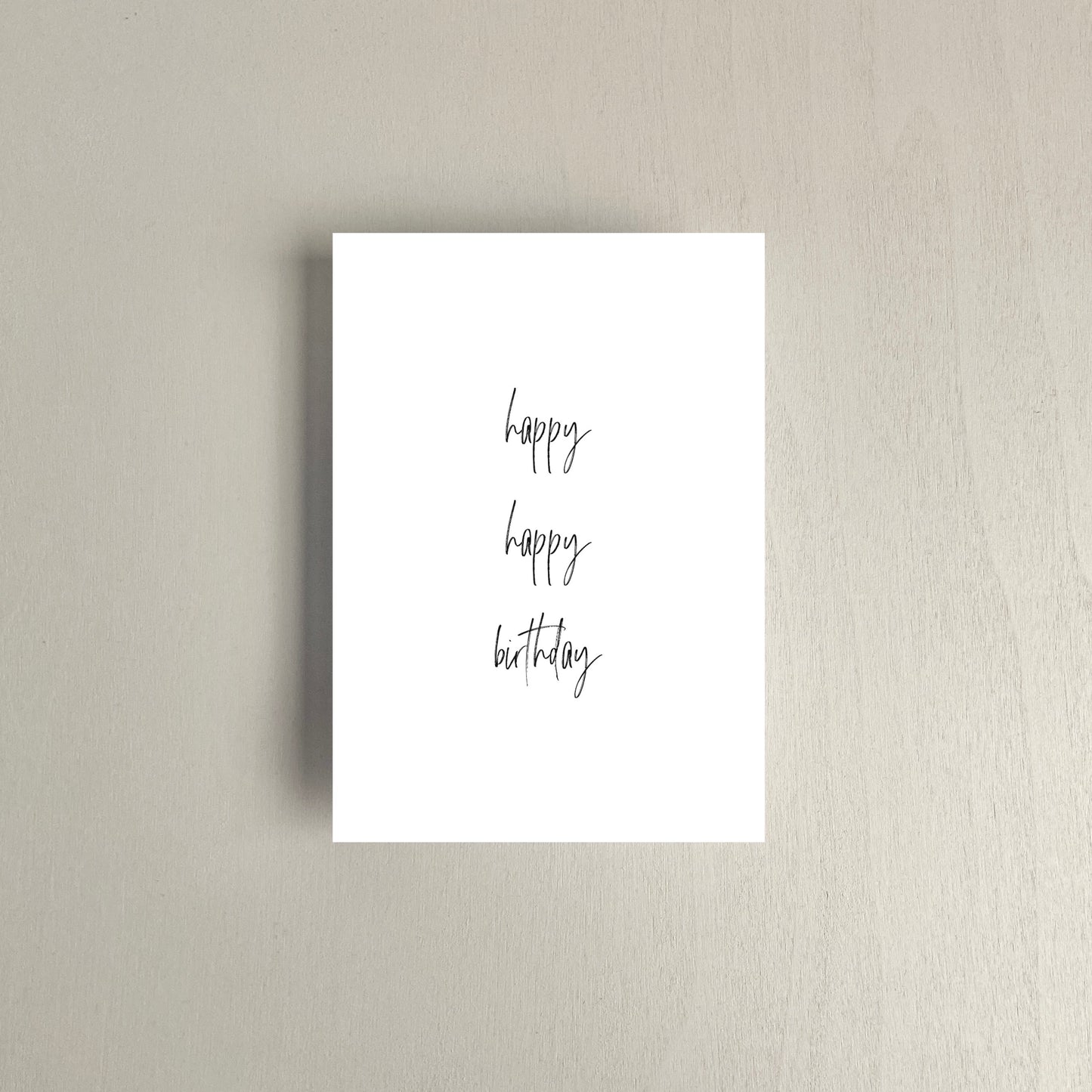 POSTKARTE, HAPPY HAPPY BIRTHDAY