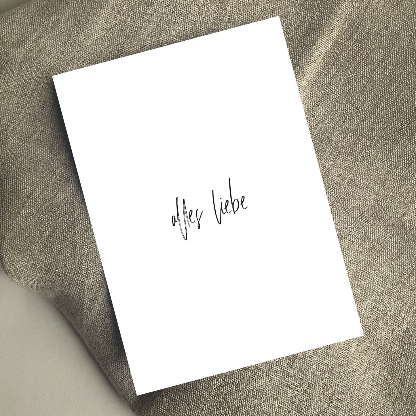 POSTKARTE, ALLES LIEBE