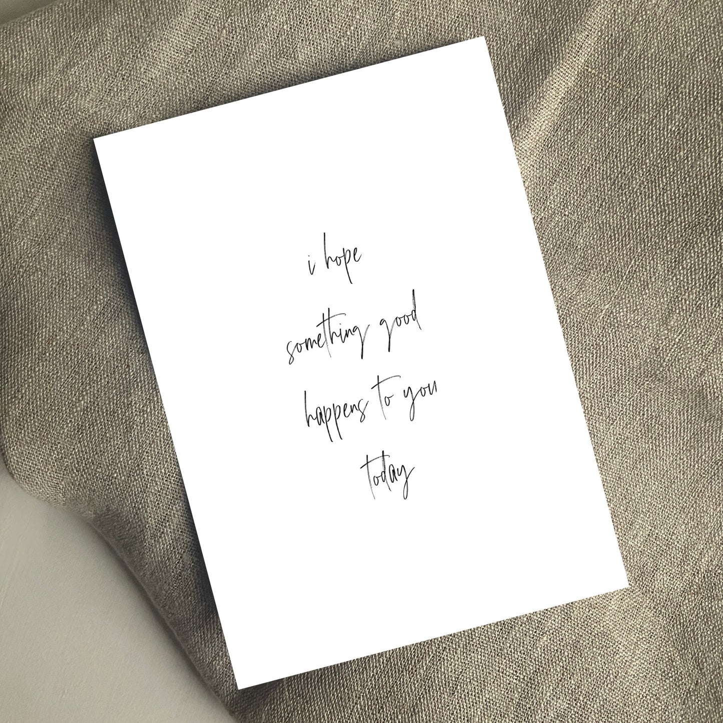POSTKARTE, SOMETHING GOOD