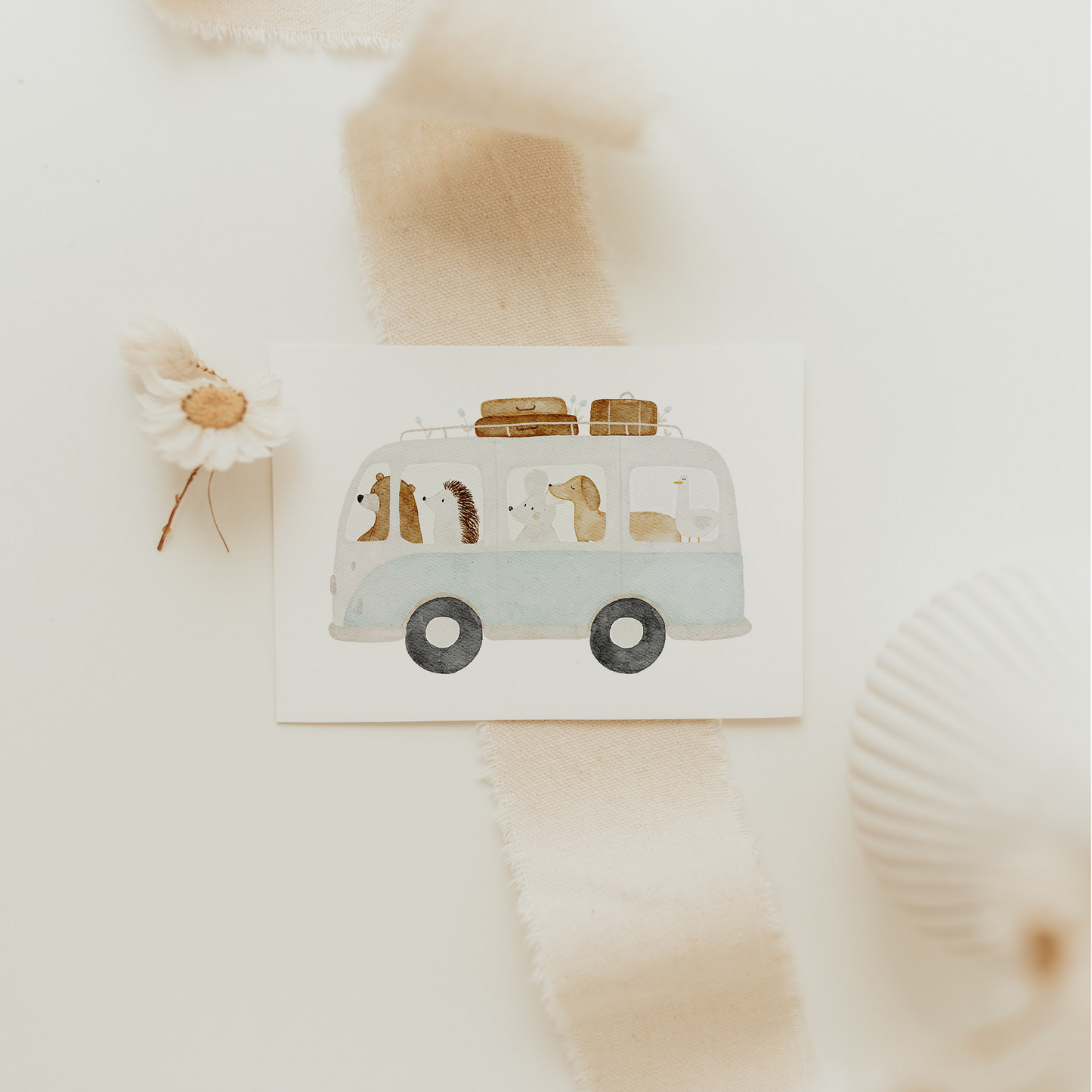 POSTKARTE, TIERBUS