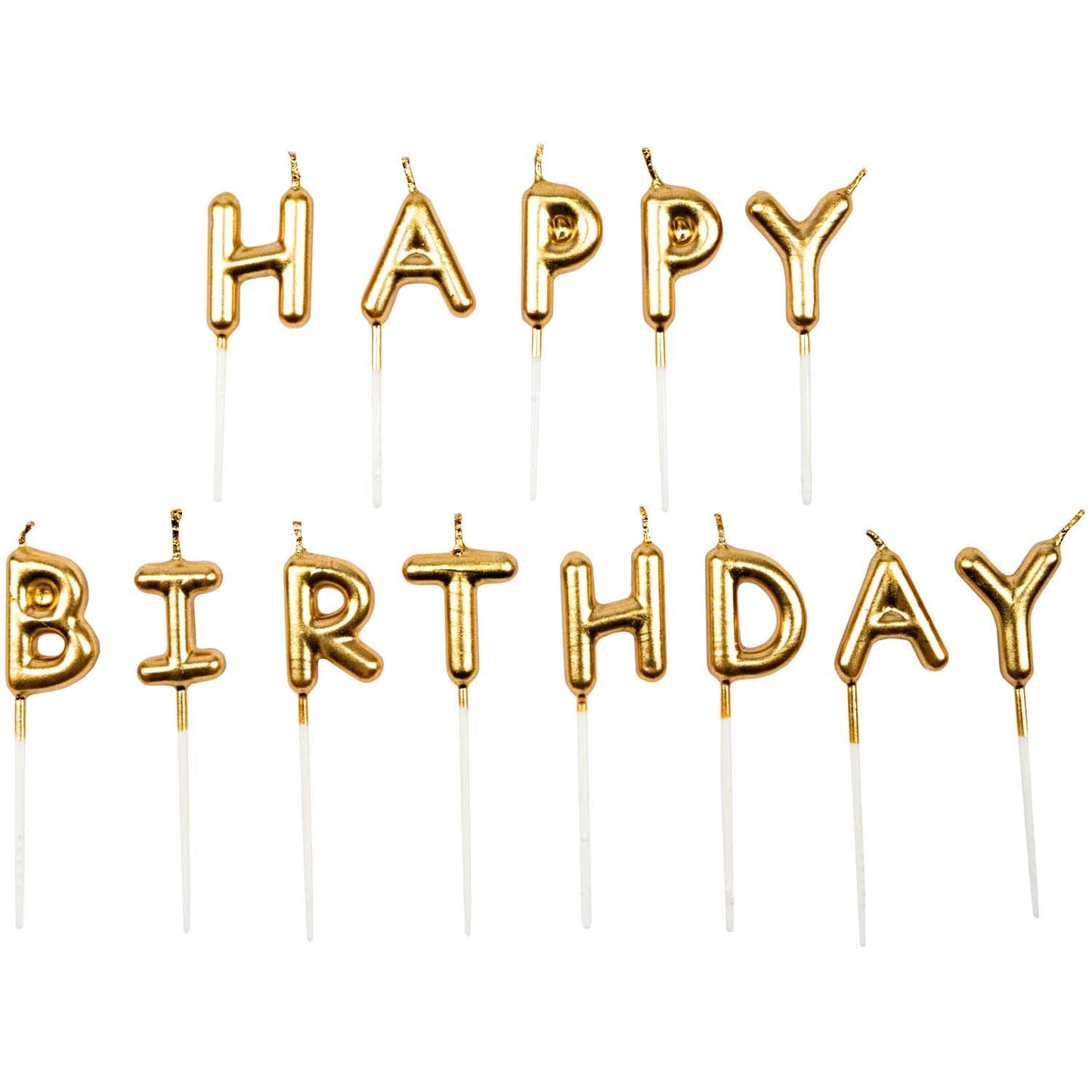 KERZEN - HAPPY BIRTHDAY, GOLDhannahundisaRico Design