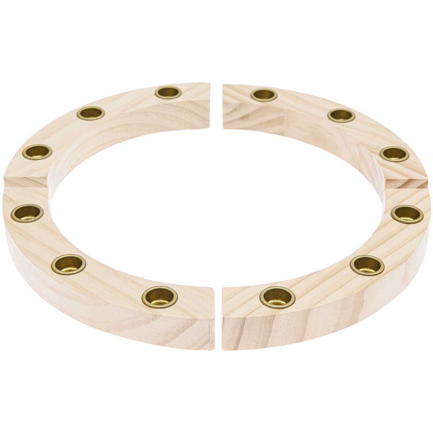 KERZENRING AUS KIEFERNHOLZhannahundisaRico Design