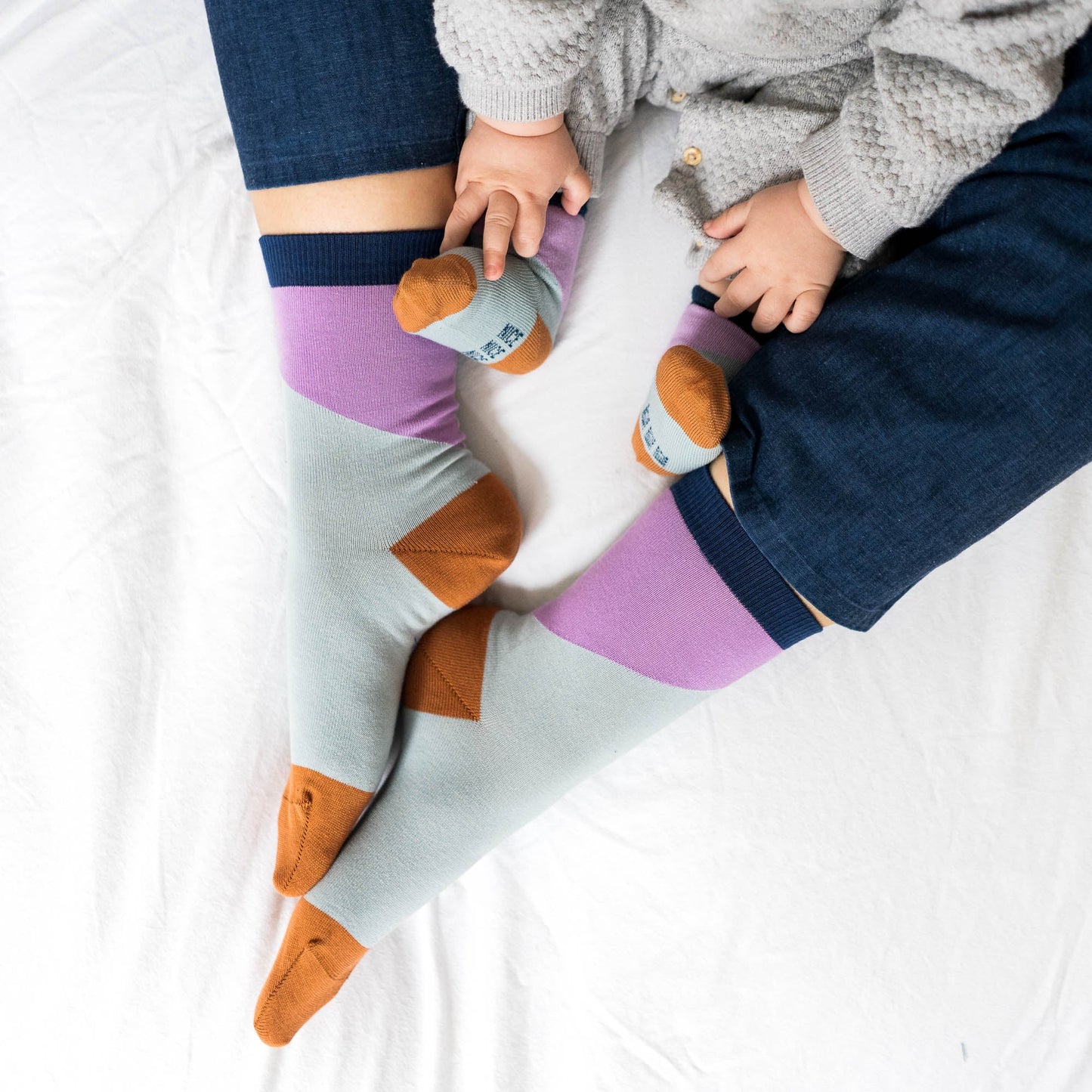 KINDERSOCKEN, DIAGONAL PETROLhannahundisaNicenicenice
