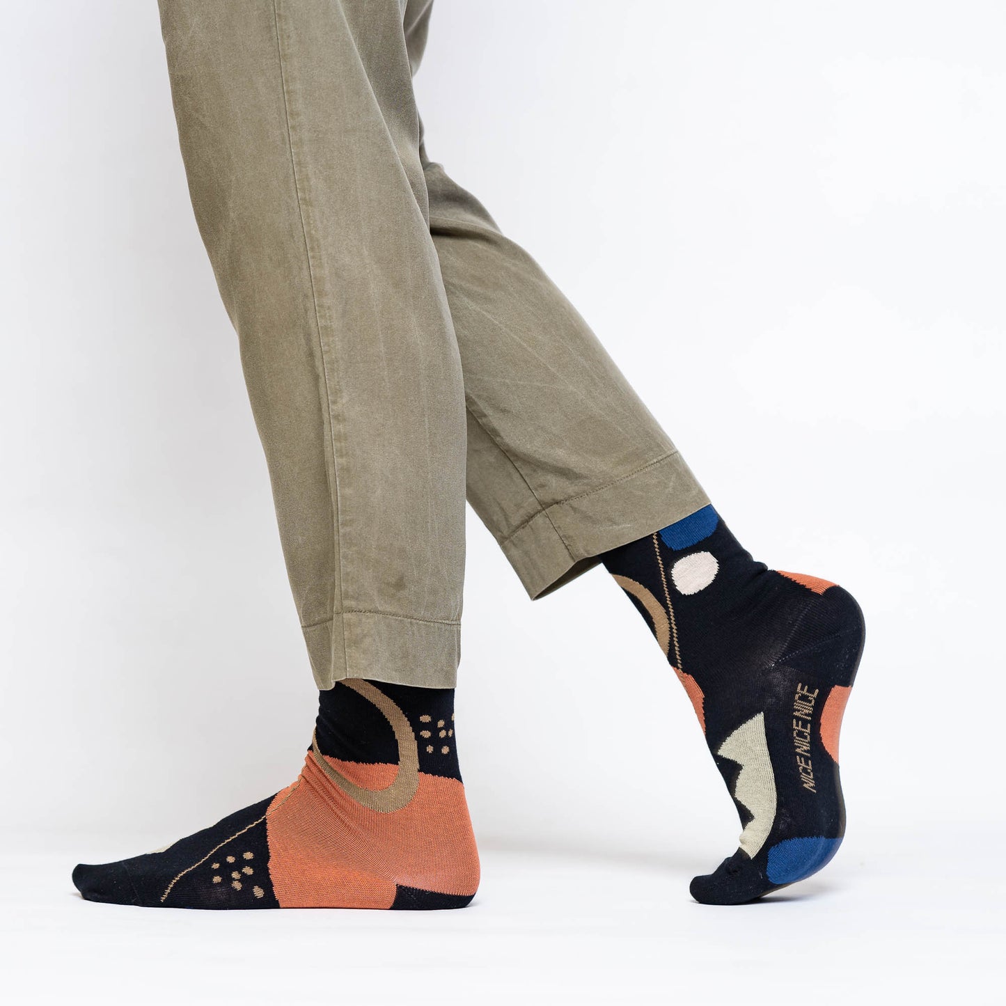 NICE SOCKS MOOD, BLACK/BEIGE