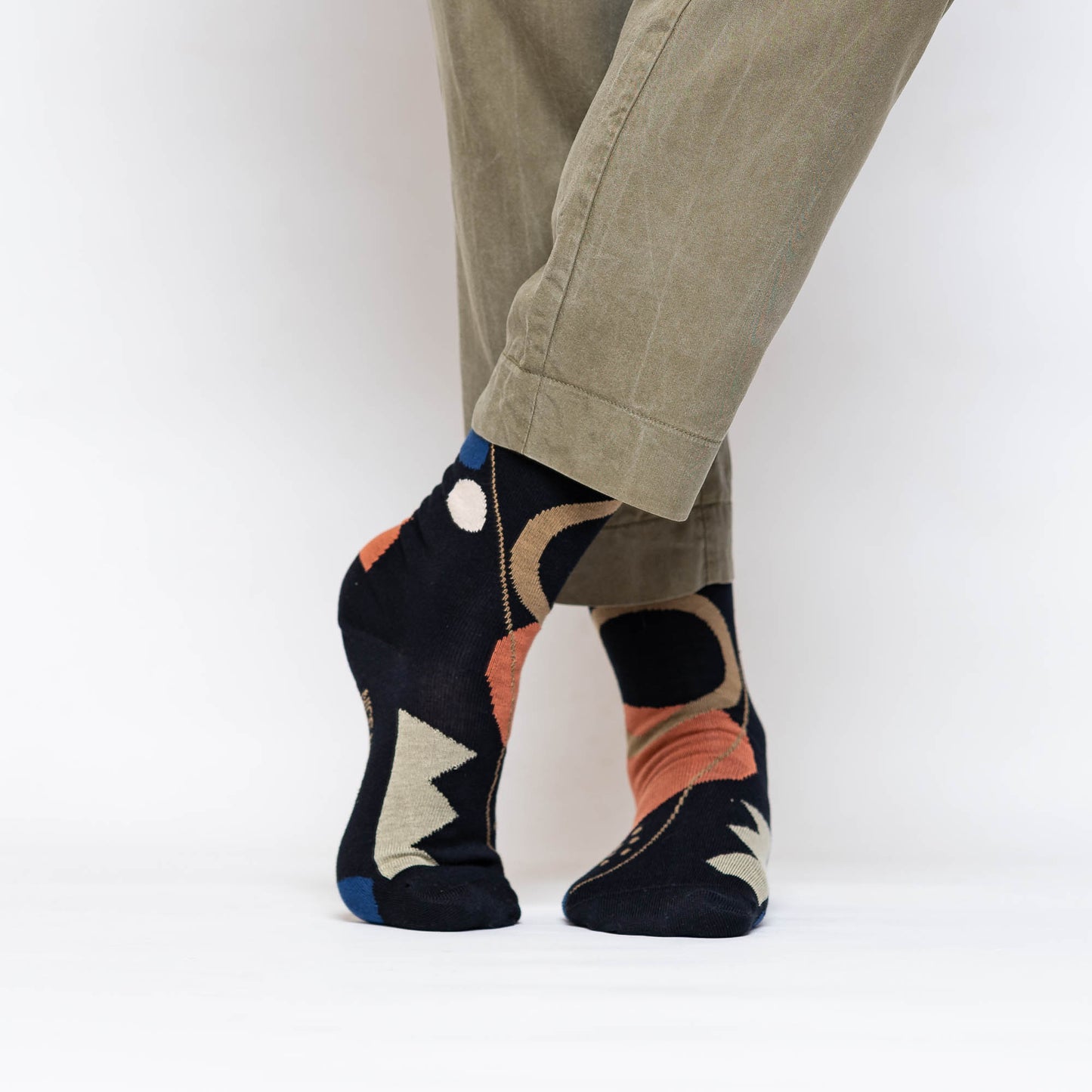 NICE SOCKS MOOD, BLACK/BEIGE