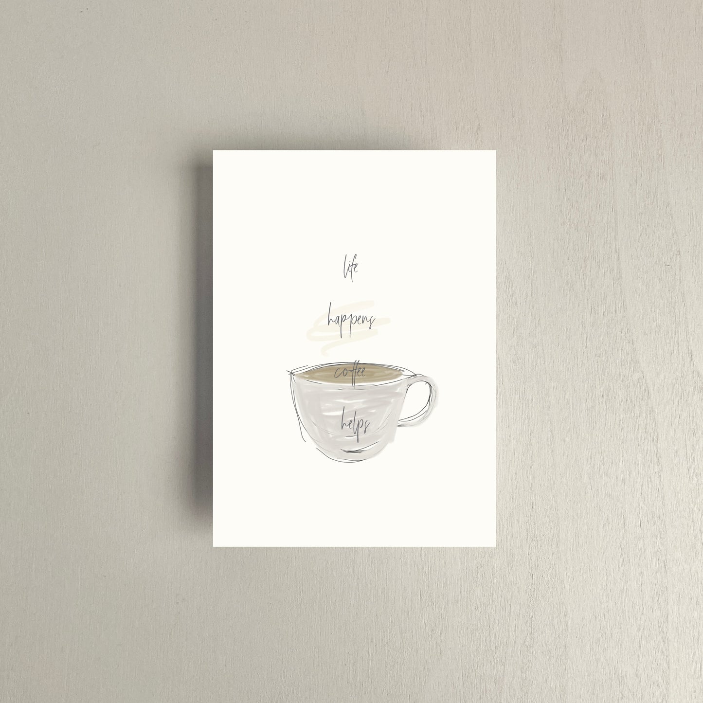 POSTKARTE, COFFEE CUP
