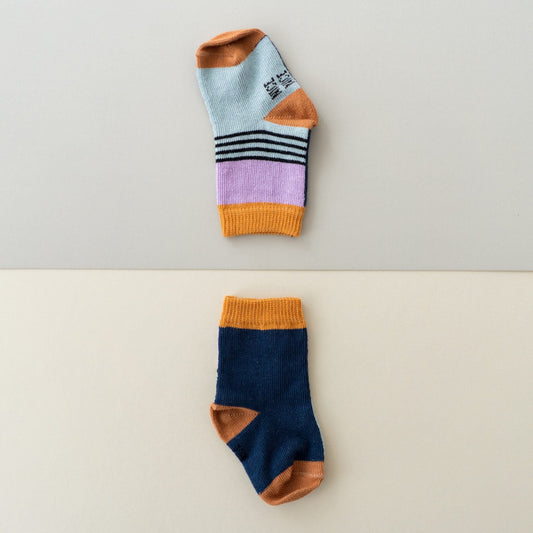 KINDERSOCKEN, HALB/HALB PETROLhannahundisaNicenicenice